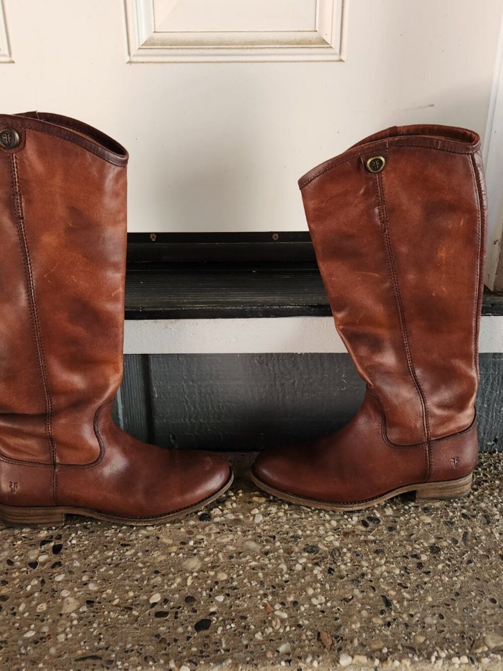 EUC Frye Melissa Button 2 Tall Boots size 5.5 - Picture 6 of 7